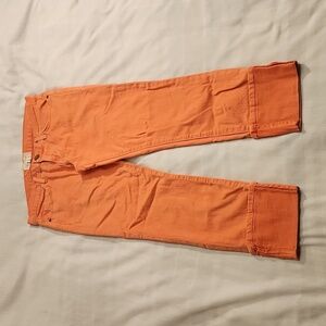 Current/Elliott The Beatnik Low Rise 60s Skinny Jeans Women's 28 faded wagon red